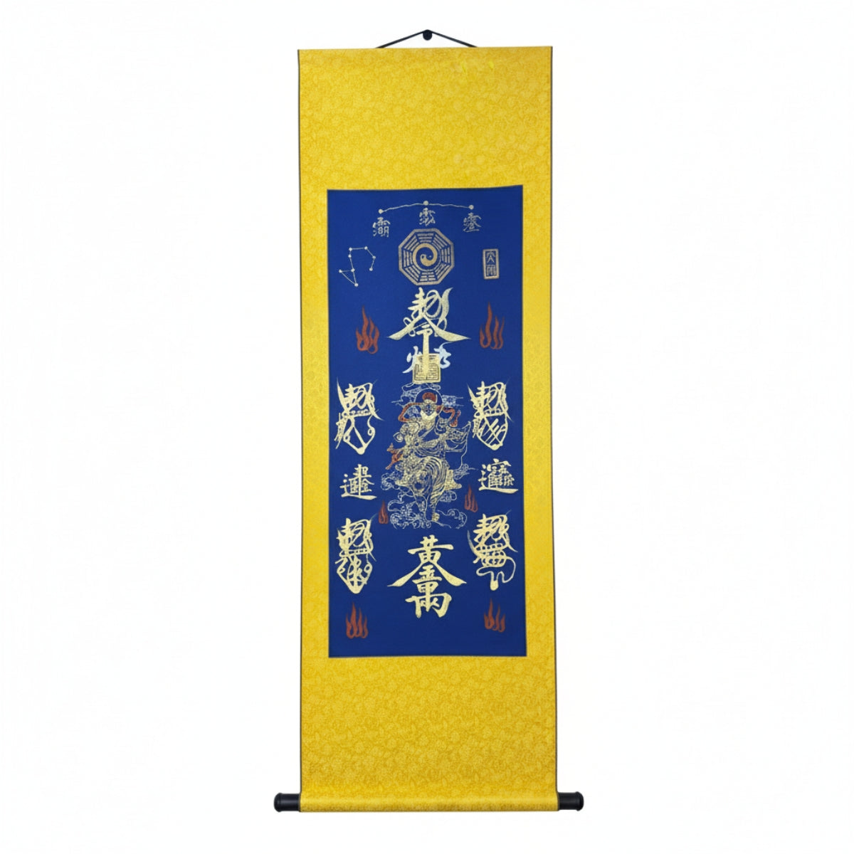 Grand Master's Hand-Painted & Consecrated Talisman Scroll (Large 145cm Silk Mount)