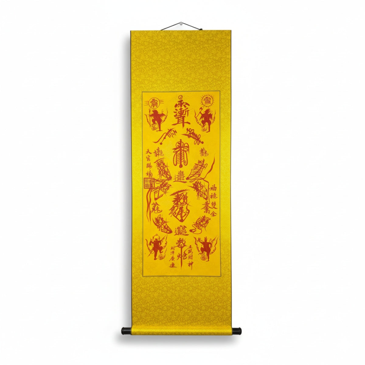 Grand Master's Hand-Painted & Consecrated Talisman Scroll (Large 145cm Silk Mount)