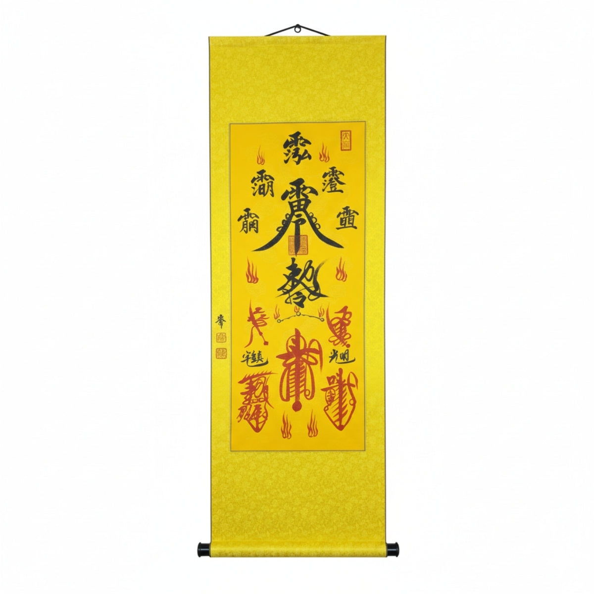Grand Master's Hand-Painted & Consecrated Talisman Scroll (Large 145cm Silk Mount)