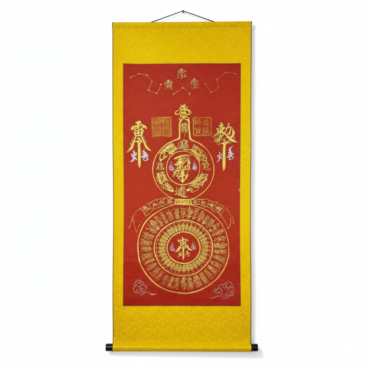 Museum-Grade Massive 170cm Taoist Scroll: Hand-Painted & Consecrated (Master Collection)