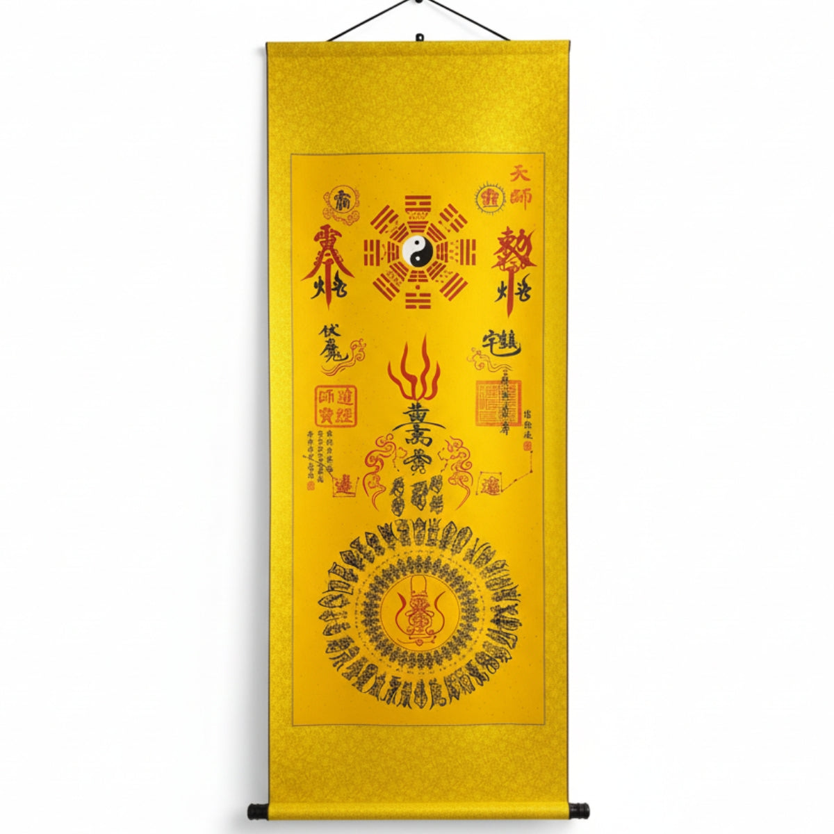Museum-Grade Massive 170cm Taoist Scroll: Hand-Painted & Consecrated (Master Collection)