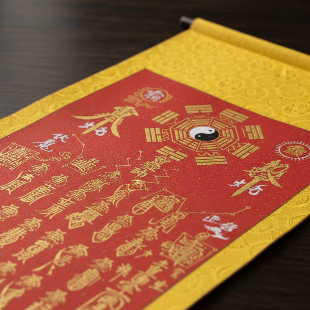 Museum-Grade Massive 170cm Taoist Scroll: Hand-Painted & Consecrated (Master Collection)