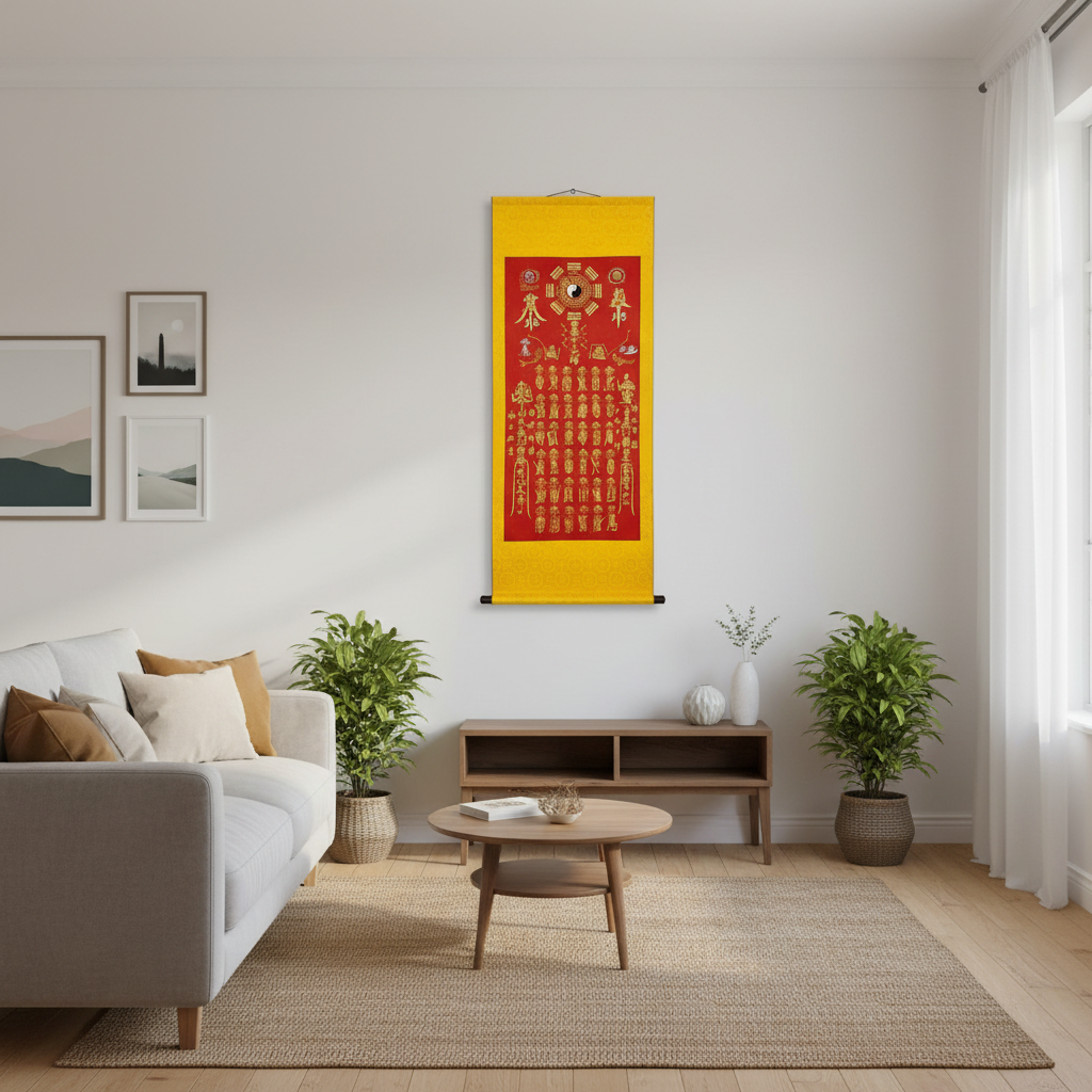 Museum-Grade Massive 170cm Taoist Scroll: Hand-Painted & Consecrated (Master Collection)