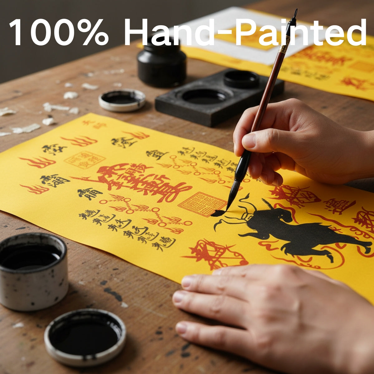 Museum-Grade Massive 170cm Taoist Scroll: Hand-Painted & Consecrated (Master Collection)